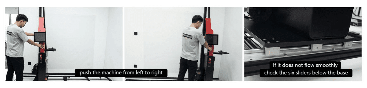 3D UV Wall Printer manual check