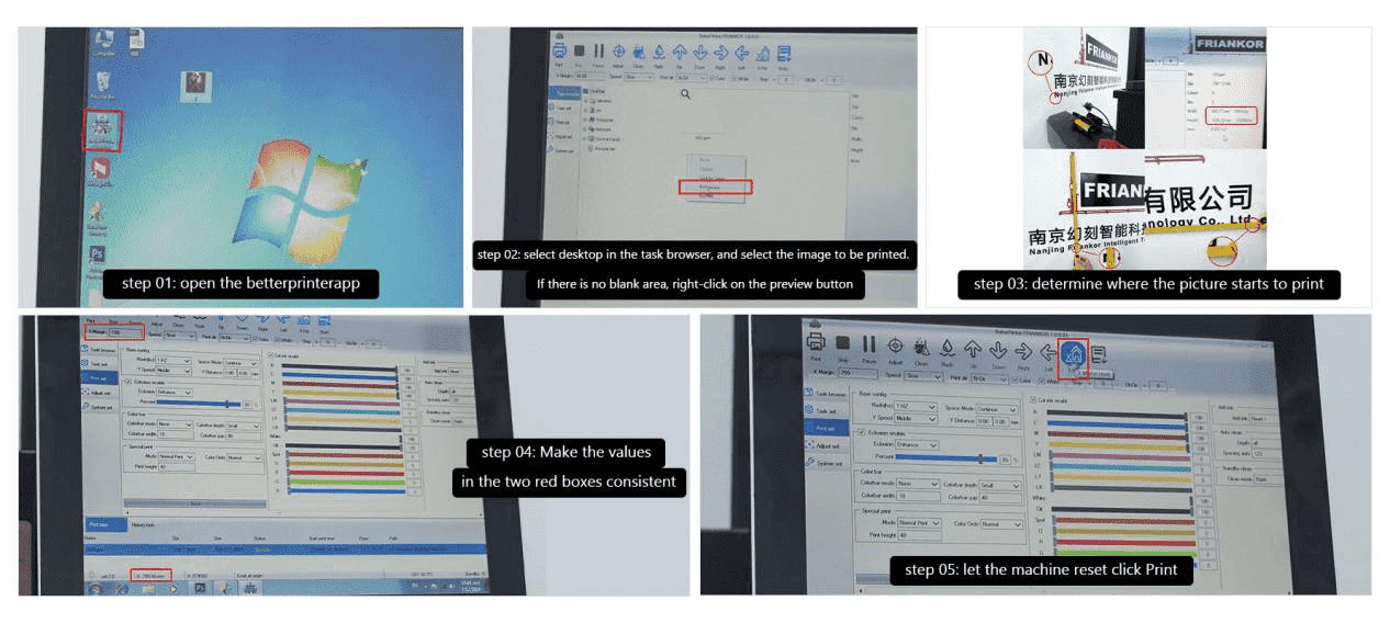 friankor vertical printer betterprinter software setup