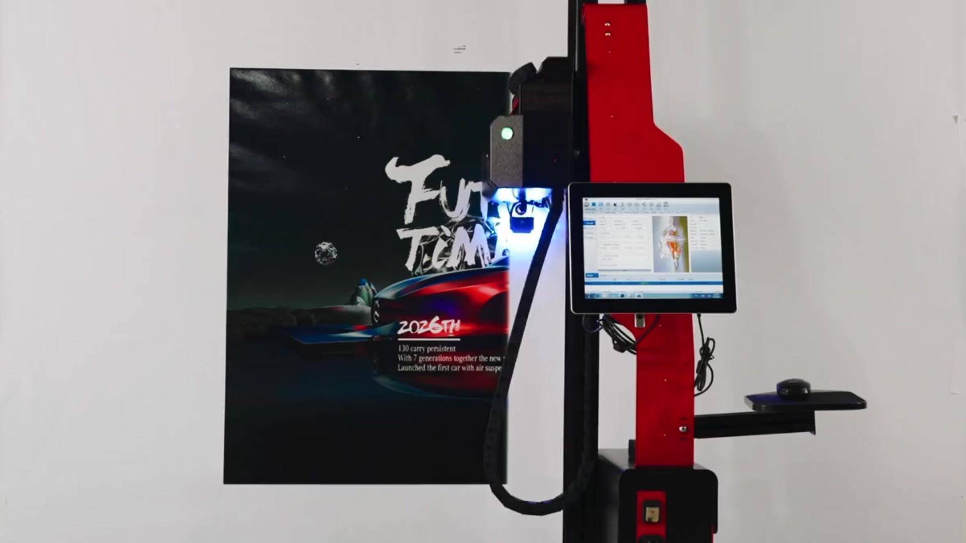 friankor vertical wall UV printer demo