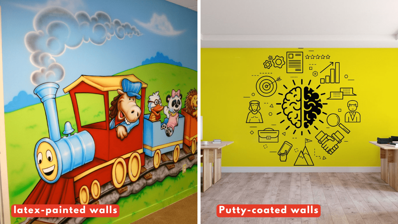 water based ink wall printing applications
